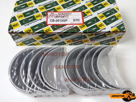 Вкладыши шатунные 6D125 std R8692K CB-2612 6151-31-3040/ 6150-31-3040/ 6150-36-3040/ 6150-37-3040/ 6150-38-3040/ 6150-39-3040/ 6150-31-3430/ 6150-31-3440/ NDC 